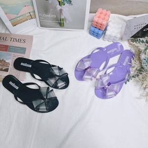 Chaussures pour femmes <span class=keywords><strong>Melissa</strong></span> de haute qualité, pantoufles en jelly à nœud en chevrons - Product Image 4