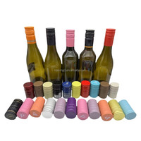 Scellant de bouteille de vin Bouteille d'alcool Fermer le bouchon supérieur Bouchons rétractables en pvc Machine de presse à chaud Vis de capsulage en aluminium Machine de scellage