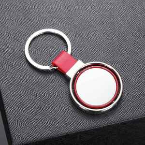 Customized Double Side Sublimation Blank <b>Personalized</b> <b>Keychain</b> Customized Wedding Party Metal Gift Keyring - Product Image 2
