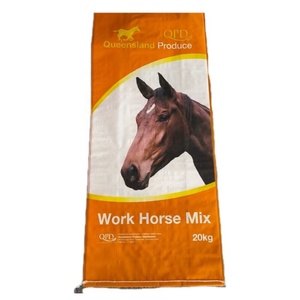 25kg 100lb プラスチック製空飼料袋 販売中 大型 牛 馬 家禽 動物飼料袋 - Product Image 1