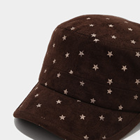Nouvelle Casquette de Baseball Unisexe 2026 en Daim Végétalien à Imprimé Étoiles, Style Captain, Tendance et Confortable pour l'Extérieur
