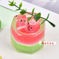 Jouet Squishy en forme de bâtonnet de glace, de glace, de gobelet de boisson, de gobelet de thé au lait ou de milkshake, jouet anti-stress et de décompression