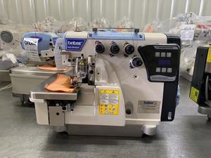 Máquina de Coser Overlock Digital de 4 Hilos, Equipo Industrial de Coser con Doble Aguja y Base Plana de Alta Velocidad para Prendas de Vestir y Textiles - Product Image 4
