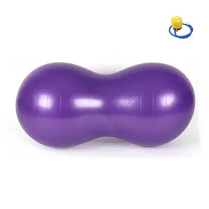 LXY-079 benutzer definierte Erdnuss Yoga Ball Explosions geschützte Pvc Big Yoga Ball Erdnuss Massage Fitness Ball