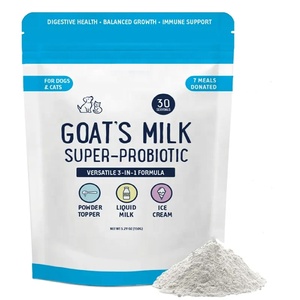 <span class=keywords><strong>Lait</strong></span> en poudre de chèvre Formule non adultérée Facilement digérée Riche en protéines Calcium Probiotiques Sans OGM Suppléments de santé <span class=keywords><strong>pour</strong></span> animaux de compagnie Chien Chat - Product Image 1