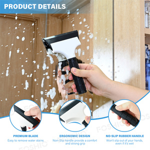 Foshio thiết kế mềm xử lý cửa sổ Tint giống cây chổi cửa sổ kính scraper - Product Image 2