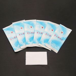 Custom Cleaning <b>Wet</b> <b>Wipe</b> Tissue Hotel Restaurant Nonwoven Mini Single Piece <b>Wet</b> Tissue <b>Wipes</b> Individual Packaging With logo - Product Image 5