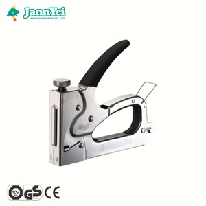 JY513 2 in 1, T50,18Gauge Brad, 8(5/16")-14mm(<b>9</b>/16") Power Adjustable <b>Iron</b> Heavy Duty Staple Gun - Product Image 1