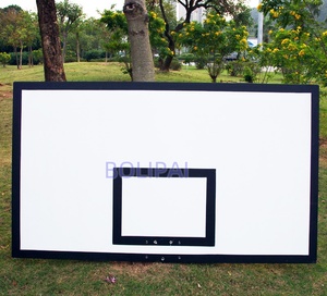 Sem medo Outdoor <span class=keywords><strong>Basketball</strong></span> Stand com vidro temperado <span class=keywords><strong>Backboard</strong></span> SMC Fiberglass Wind e Rain Resistant Board - Product Image 6