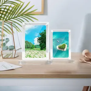 Beautiful Gift Acrylic Digital Photo Frame 7 Inch Custom Crystal Video Player