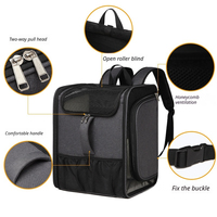 Sac de transport léger en lin pour chat avec coussinets antidérapants au fond, sac de transport respirant pour chat pour les sorties décontractées du week-end