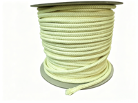 Corde en aramide multifonctionnelle ignifuge jaune de haute résistance, diamètre personnalisé de 1 à 20 mm, tressée, pour l'escalade en plein air