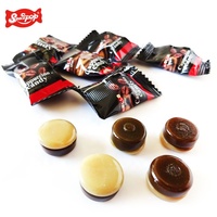 Wholesale 600g Hard Boiled Coffee Candy Rich Flavor in Bottle Decorated Coating