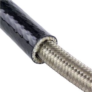 Manchon en fibre de verre résistant à la chaleur avec logo personnalisé HAOFA, gaine tressée enduite de silicone pour la <span class=keywords><strong>protection</strong></span> des tuyaux et des fils (4-152 mm) - Product Image 5