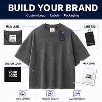 T-shirt Homme en Coton Premium Effet Vieilli, Coupe Décontractée, Teint en Pièce, Épaules Tombantes, 250g, Mode Urbaine, Vente en Gros, OEM