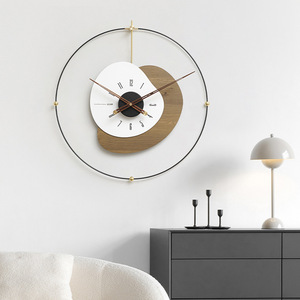 Reloj de Pared de Estilo Nórdico Wozoom, Reloj de Pared Grande de Arte Nórdico, Decoración Moderna y Minimalista para Sala de Estar, Reloj Analógico Extra Grande con Funcionamiento a Pilas - Product Image 4