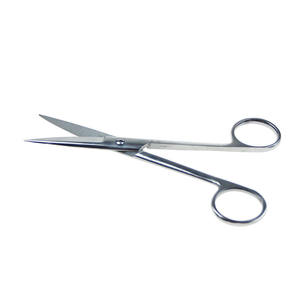 Tijeras Quirúrgicas de Acero Inoxidable para Uso Veterinario en Perros, Puntas Rectas y Curvas, Instrumento Manual Reutilizable, Número de Pieza 3489 - Product Image 5