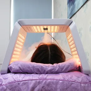 Newest PDT Therapy 7color PDT Facial mask Red Light Therapy Machine PDT light with hot And Cold Steamer