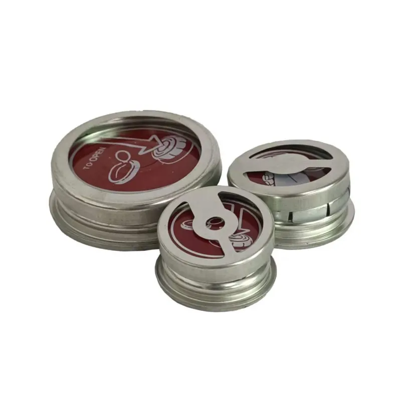 Finger-gland, finger pressure lid for small opening iron can tin bucket