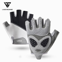 Gants de cyclisme demi-doigts en gel de silicone antidérapant et durable pour la gym, l'entraînement physique et le vélo