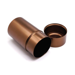 กระป๋องโลหะทรงกลมขนาดเล็กสำหรับบรรจุชาน้ำตาลกาแฟกระป๋องเปล่าสำหรับบรรจุชา - Product Image 4