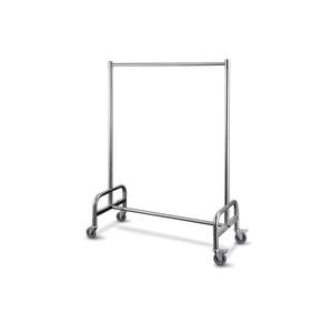 Armadio Portatile 120 X 54 X 172 Cm in Acciaio Inossidabile con Ruote per Conservazione Vestiti - Product Image 1