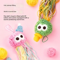 Jouet suspendu moderne pour chat avec boule en peluche, baguette de stimulation anti-ennui, résistant aux morsures et pour le nettoyage des dents, pour chatons