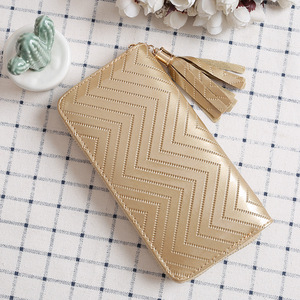 Porte-monnaie personnalisé en cuir Pu pour femmes, <span class=keywords><strong>portefeuille</strong></span> Long pour cartes, vente en gros, collection - Product Image 3