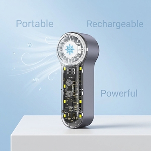 Ventilateur portable USB de style moderne, avec fonction de refroidissement, pour l'extérieur, idéal comme cadeau, mini ventilateur USB portatif - Product Image 1