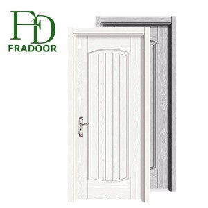 <span class=keywords><strong>Puerta</strong></span> de Madera Maciza Blanca de Diseño Moderno para Dormitorio, Precio al por Mayor - Product Image 3