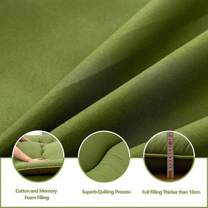 ฟูกหนาปู<span class=keywords><strong>พื้น</strong></span>เสื่อทาทามิแบบม้วนได้สำหรับตั้งแคมป์เสื่อท็อปเปอร์และแพด - Product Image 5