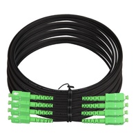 Cordon de brassage fibre optique monomode/multimode SURELINK SC/APC/UPC 0,9 mm/2,0 mm/3,0 mm avec gaine PVC/LSZH pour utilisation FTTH, garantie 10 ans