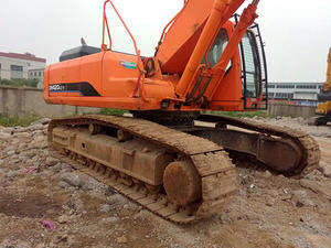 รถขุดไฮดรอลิกแบบตีนตะขาบ Doosan420 มือสอง พร้อมมอเตอร์เกียร์บ็อกซ์ ความจุบุ้งกี๋ 1.9 เมตร น้ำหนักใช้งาน 41.5 ตัน เครื่องยนต์ Doosan - Product Image 2