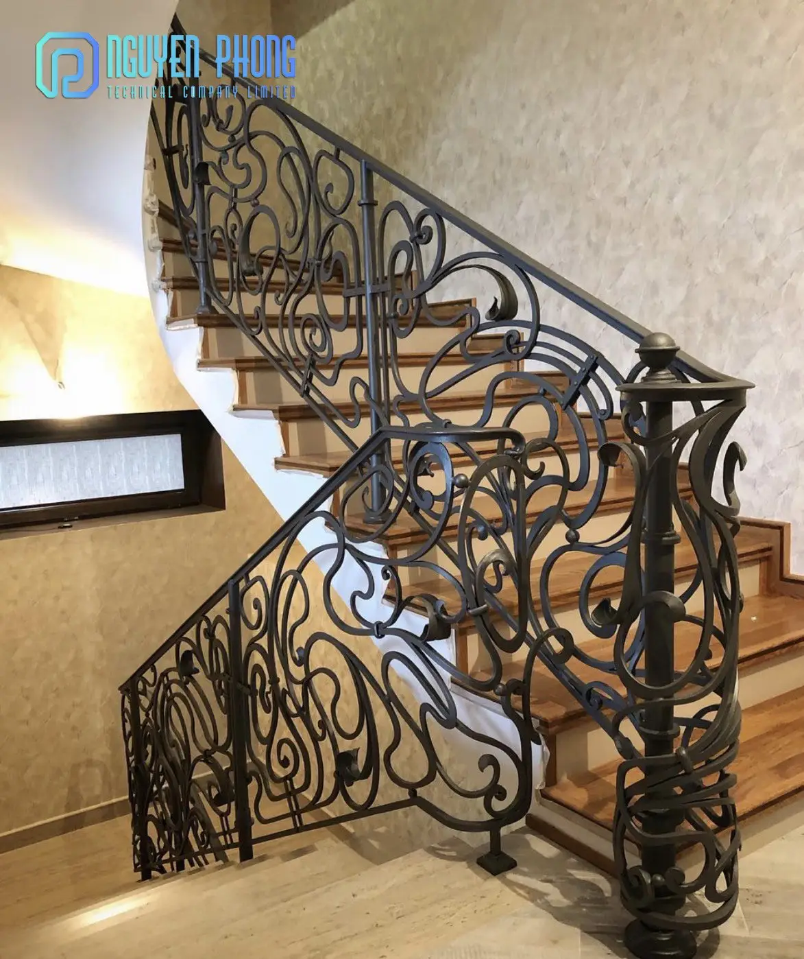 Top 10 wunderschöne Designs von Indoor Metall Treppen geländer Schmiedeeisen Balkon geländer Luxus Treppen geländer