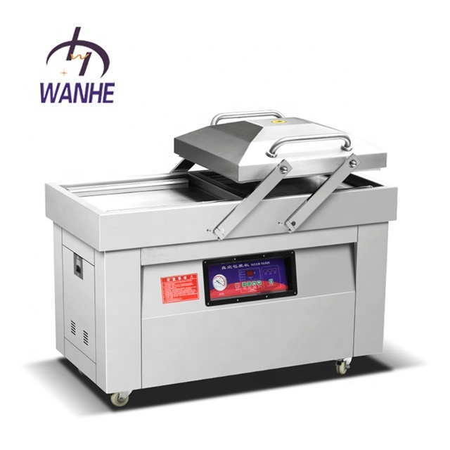 WANHE CE DZ 400/2SB Electric Vacuum Sealer Packing Machine Commercial Home Food Double Chamber Vacuum Package for Commodity