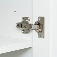 Armoire de rangement de luxe moderne avec porte plate pour la maison Vestiaire de chambre à coucher Produit Offre Spéciale-Meubles de chambre à coucher de maître au design simple