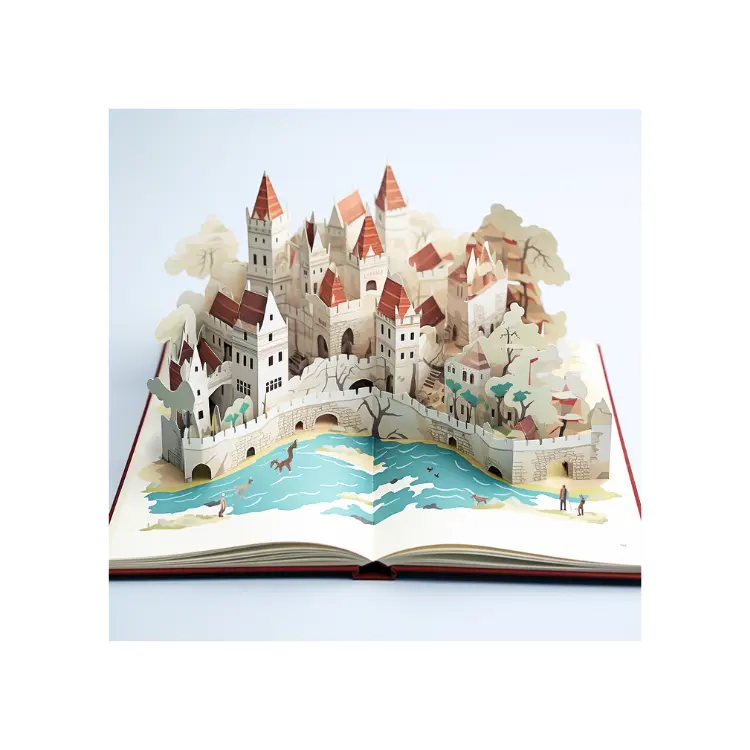 Aventures historiques personnalisées, livres pop-up en 3D fabriqués à la main pour les jeunes explorateurs, plongez dans la riche tapisserie du passé