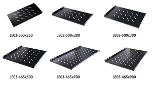 Plateau de clavier réglable de 19 pouces, étagère fixe et coulissante, profondeur 250 mm 350 mm, étagère cantilever en stock - Product Image 6