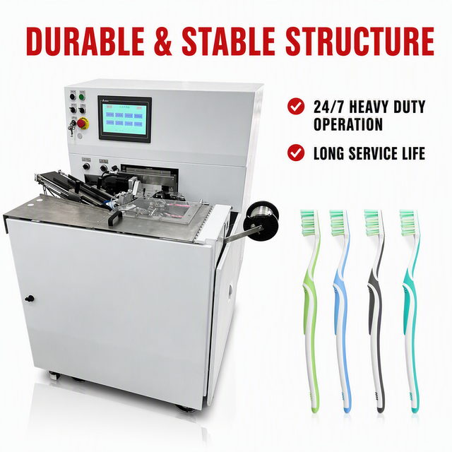Toothbrush Bristle Tufting Planting Inserting and Trimming Making Machine for Hotel Disposable House Electric Toothbrush