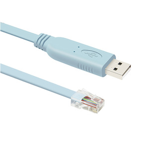 Extension USB câble de Console RJ45 FTDI USB vers puce RJ45 FT232R + commutateur de niveau RS232 pour routeur Mobile Cisco H3C HP