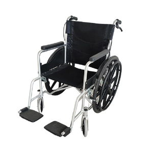 Silla de Ruedas Manual Plegable Ligera con Neumáticos Sólidos y Asiento Reforzado para Personas Mayores y con Discapacidad - Product Image 2