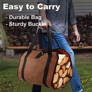 Free Sample <b>Log</b> <b>Carrier</b> Bag for Outdoor Camping: Sturdy Firewood Tote for Convenient Storage and Transportation - Product Image 3