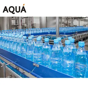 Máquina completa de fábrica de agua para filtración y llenado, planta de embotellado de agua