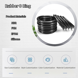 מפעל אספקת מזון כיתה סיליקון עובש nbr epdm fkm גומי o טבעות rohs תואם טבעת חותם גומי תואם לפרויקט איטום - Product Image 3