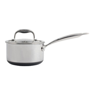 Olla para Salsas de Acero Inoxidable de Triple Capa Premium con Tapa, Olla para Salsas con Revestimiento Cerámico de Panal de Abeja - Product Image 1