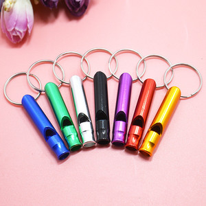 Silbato de Supervivencia Multifuncional de Aluminio con Llavero para Camping, Senderismo, Herramientas para Exteriores, Silbato de Entrenamiento - Product Image 2