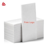 Serviettes Airlaid jetables imprimées personnalisées de haute qualité teinture dîner fête de mariage Serviettes en papier avec poche pour couverts