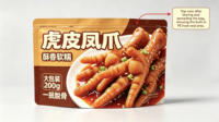 Sachet Doypack PE haute résistance à fond plat, à huit soudures, anti-humidité, anti-déchirure, résistant à la rupture, pour snacks et salades
