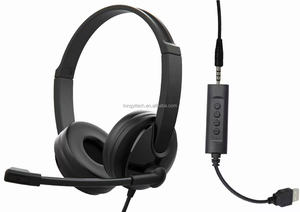 Simple 3.5mm Jack Filaire Musique Ordinateur Portable <span class=keywords><strong>Casque</strong></span> <span class=keywords><strong>PC</strong></span> Centre D'appel <span class=keywords><strong>Casque</strong></span> D'ordinateur avec Micro pour Téléphone Mobile Centre D'appel - Product Image 5