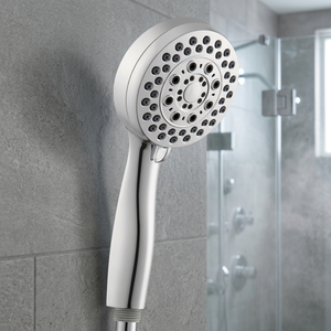 Contemporary Chrome Finish Handheld <b>Shower</b> Head High Pressure Water Saving Single Water Outlet 3-Year Warranty Bathroom Faucet - Product Image 3